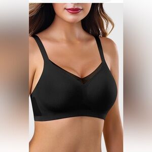 New! As Fairy Women’s 3XL soft mesh lightly padded black bra.